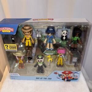 DevSeries Livetopia Roleplay Day at the Zoo Pack Playset w 6 Action Figures NEW